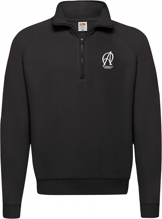 Fruit of the loom - Afs Classic Sweatshirt W. Half-Zip Adults - Svart