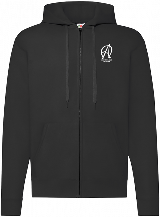Fruit of the loom - Afs Classic Hoodie W. Zip Adults - Black